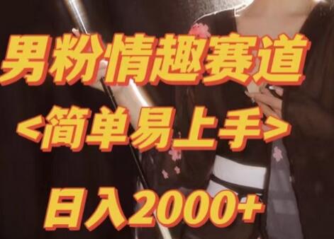 日入2000+最新版本男粉情趣私欲变现项目 - 塑业网