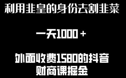 利用非皇的身份去割韭菜，一天1000+(附详细资源)【揭秘】 - 塑业网