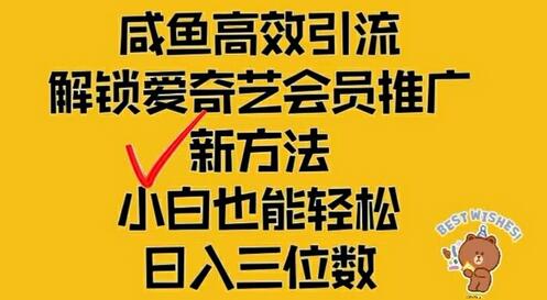 闲鱼高效引流，解锁爱奇艺会员推广新玩法，小白也能轻松日入三位数【揭秘】 - 塑业网